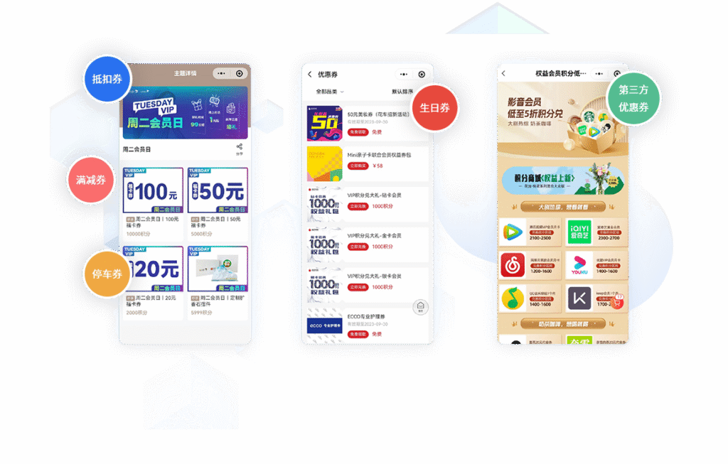 博阳会员系统-会员优惠券